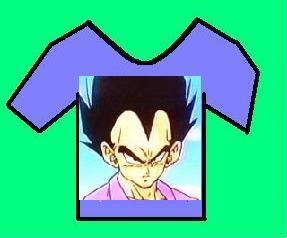 The Vegeta Shirt, Sorry, but they were all sold out after the interview!!!